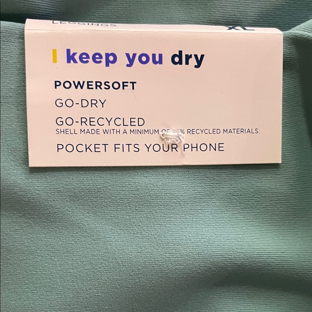 Old Navy Women's Aqua Athletic Leggings. XL - Picture 8 of 10